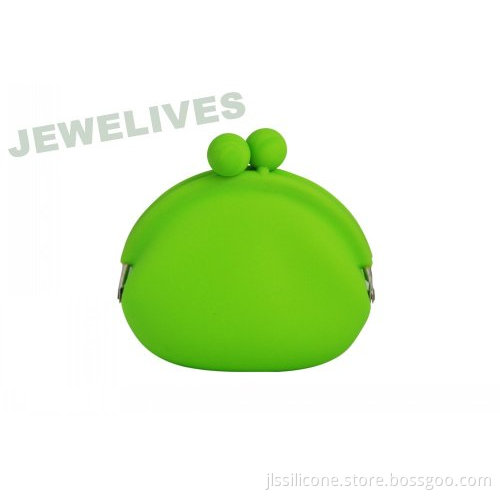 Direct Manufactures Offer Silicone Coin Bag In Candy Color In Green